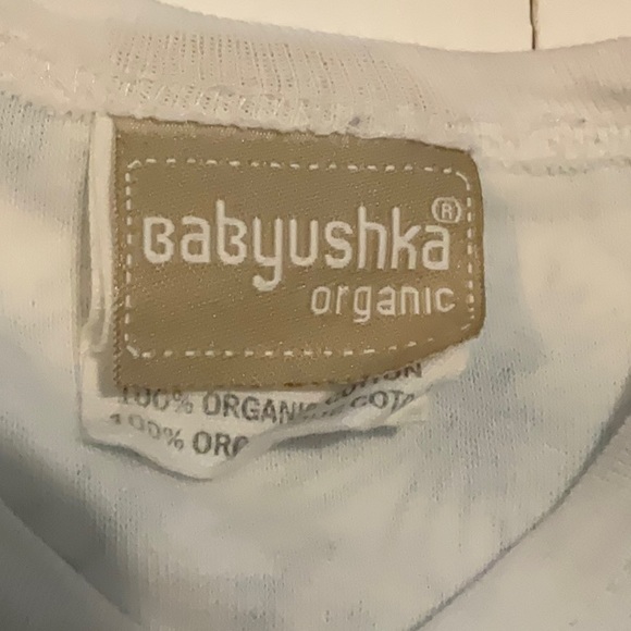 Babyushka Kimono-style Onesie 0000 - Blue Small Newborn Premature Baby Preloved - Picture 5 of 5